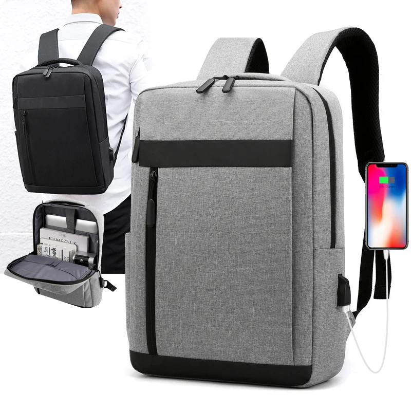 Backpack Men's High-end Business Backpack Men's High-capacity Commuter Computer Bag 15-16 Inch School Bag