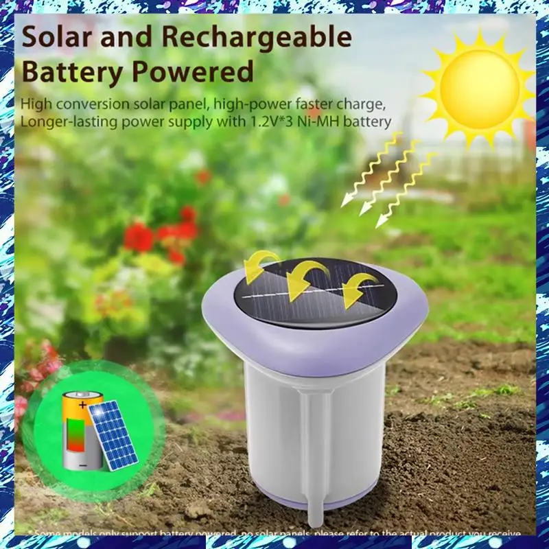 CEA Tuya Smart Zigbee Solar Soil Sensor For Gardening Temperature And Humidity Meter APP Control Digital Soil Thermometer