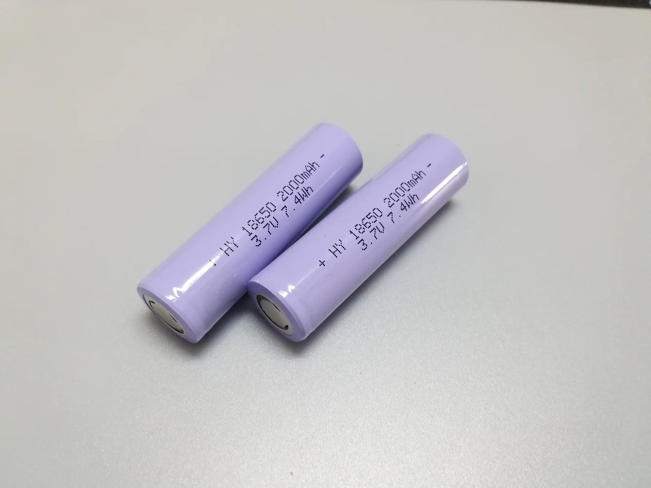 3.7V 2000mAh 18650 Rechargeable lithium battery for 18650 battery