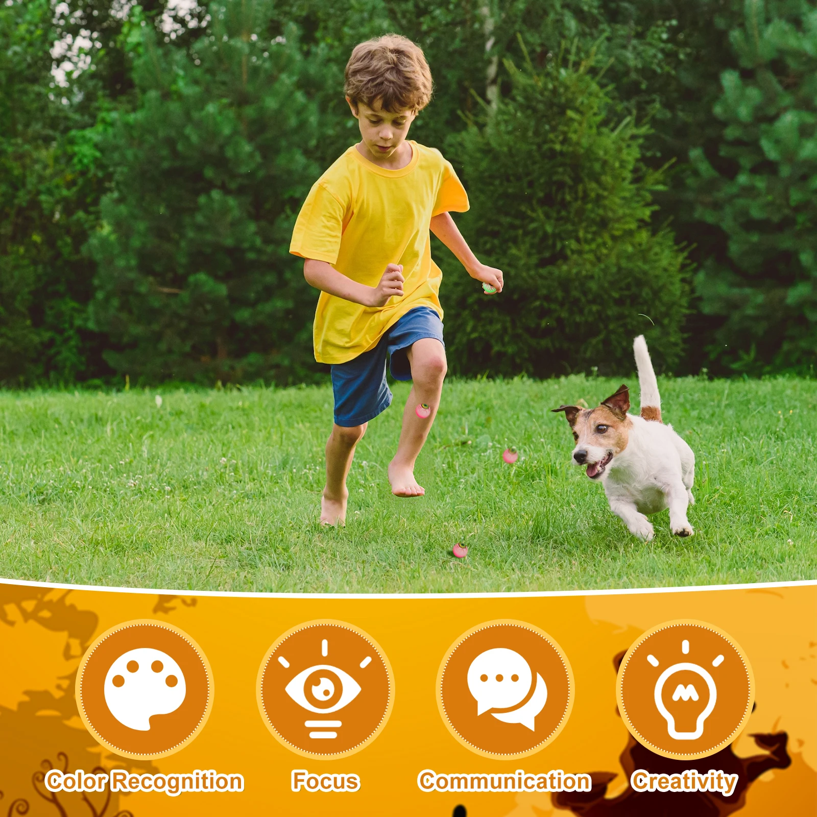 ลูกบอลเด้งเรืองแสงฮาโลวีน 10 ชิ้น ของเล่นตาโปน่ากลัวสำหรับงานปาร์ตี้เด็กๆ สนุกสนานยามค่ำคืน สีสุ่ม ของเล่นแปลกใหม่