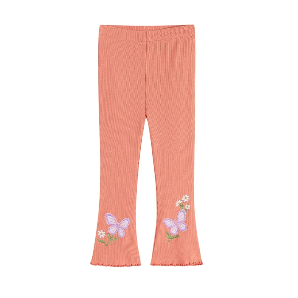 Jumping Meters 2026 Mädchen-Schlaghose mit Einhorn-Applikation, lange Leggings für Herbst und Frühling, Bleistifthose, Kinderkollektion