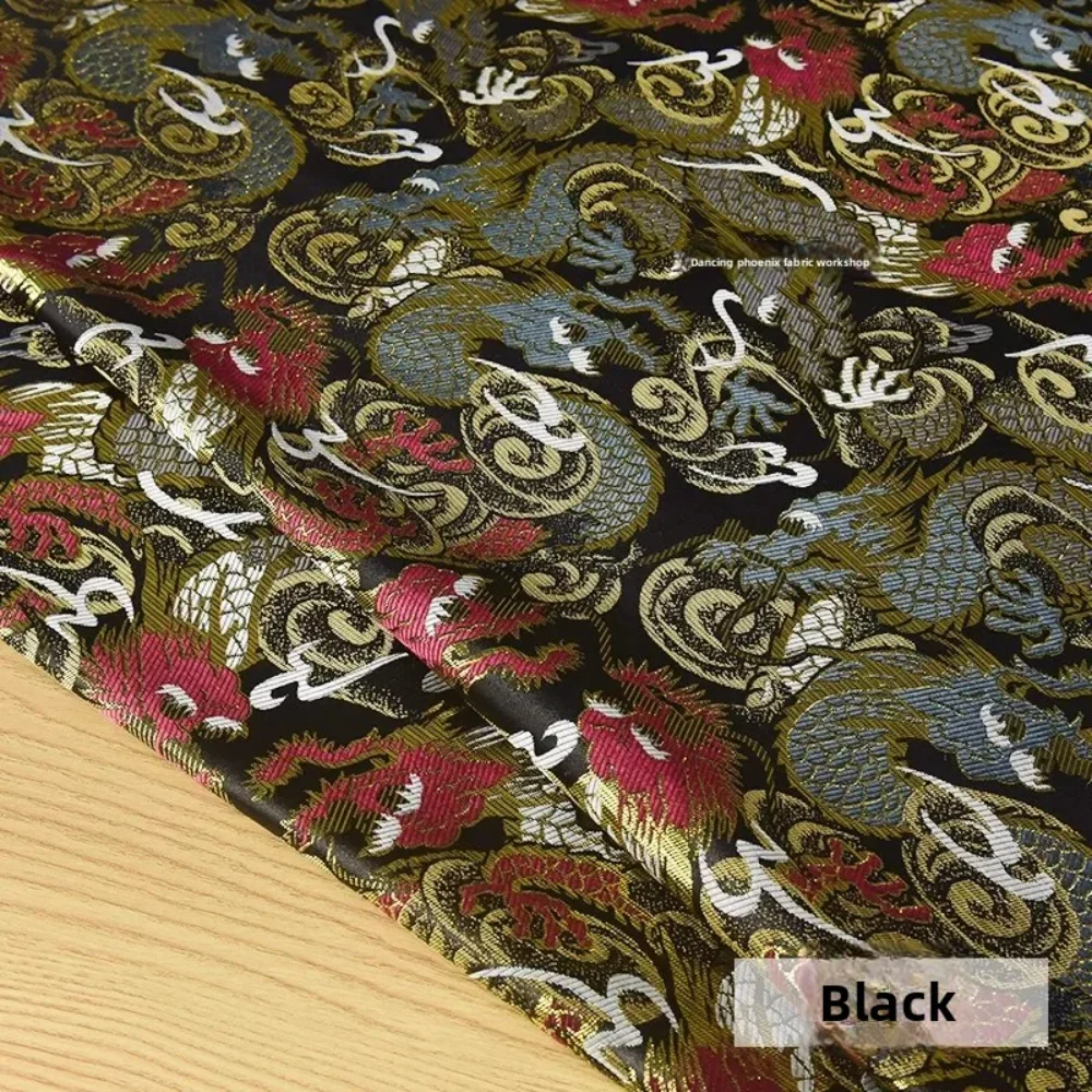

Парчовая жаккардовая ткань, куртка в китайском стиле, окантовка, дизайнерская оптовая продажа, ткань для шитья одежды по метрам, материал «сделай сам»