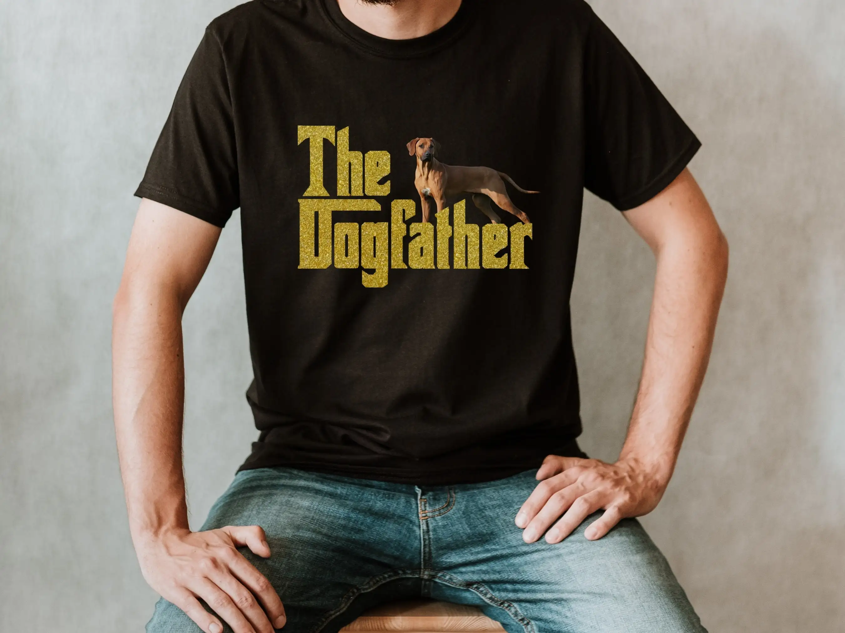 Rhodesian Ridgeback T Shirt Father Of Dogs Fathers Day Gift For Dad Funny Tee Lover Ideas