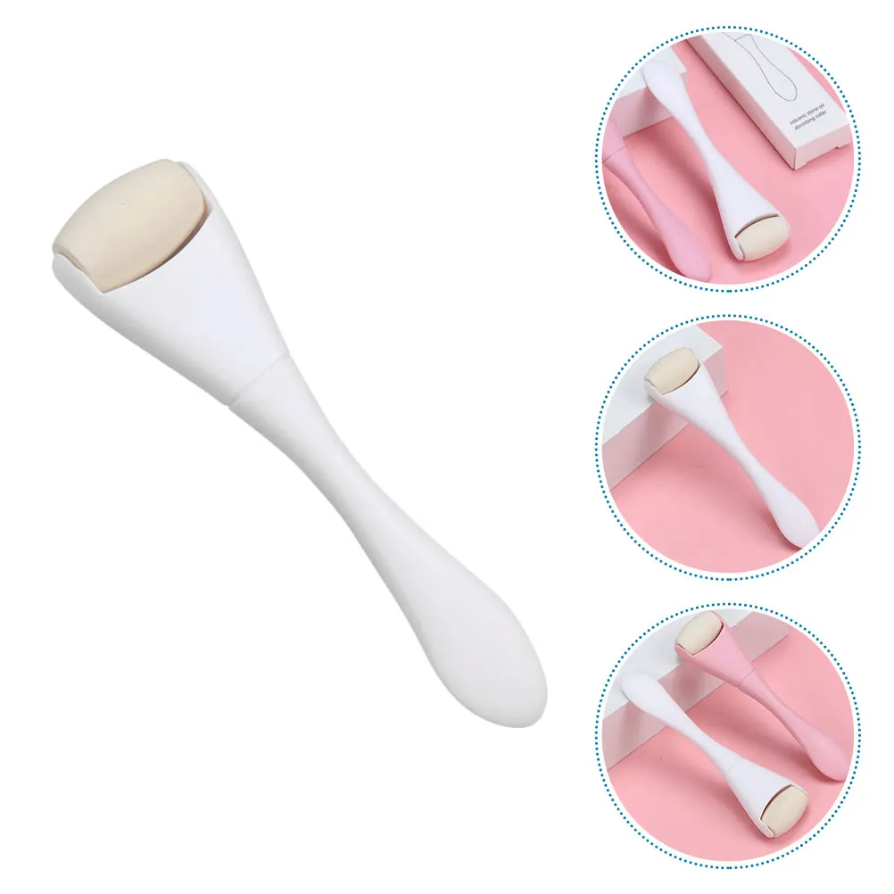 

Massage Roller Volcanic Stone Facial Tool Face Skin Care Tools Oil Absorbing White Massagers for Women