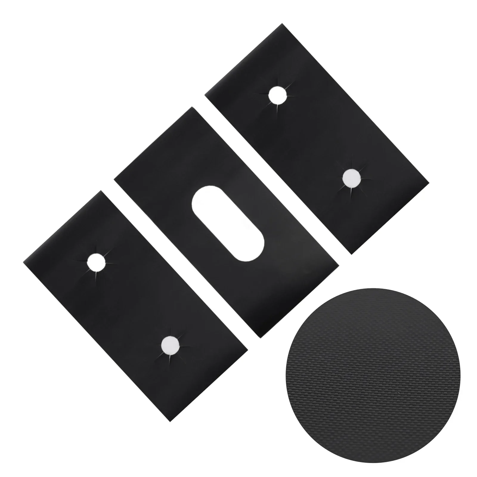5-Hole Gas Stove Pad Protective Cover For Samsung Gas Stove Protector Pads Reusable Kitchen Cleaning Anti-dirty Non-stick Mat