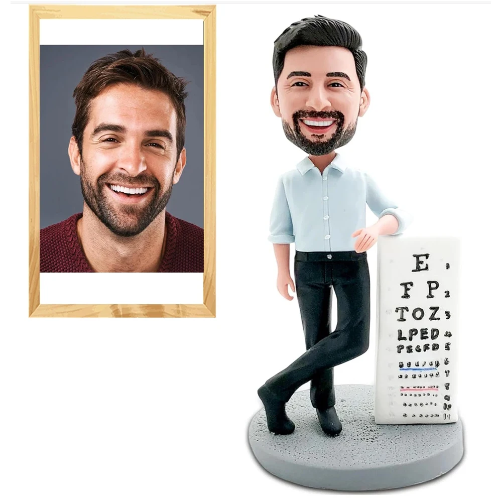 

Personalized Graduate Bobblehead Figure,Custom Graduation Gift with Stole Suit,Uniform Statue Handmade Sculpture Desktop Display