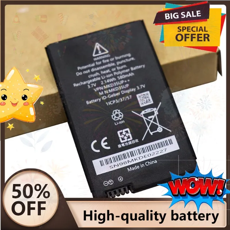 SWZY MKD35UP 3.7V 580mAh Car Key Battery for GT 5 6 7 X3GT57 I8 X3 X5 X6 5310le 730 740 745 760li Replacement Battery