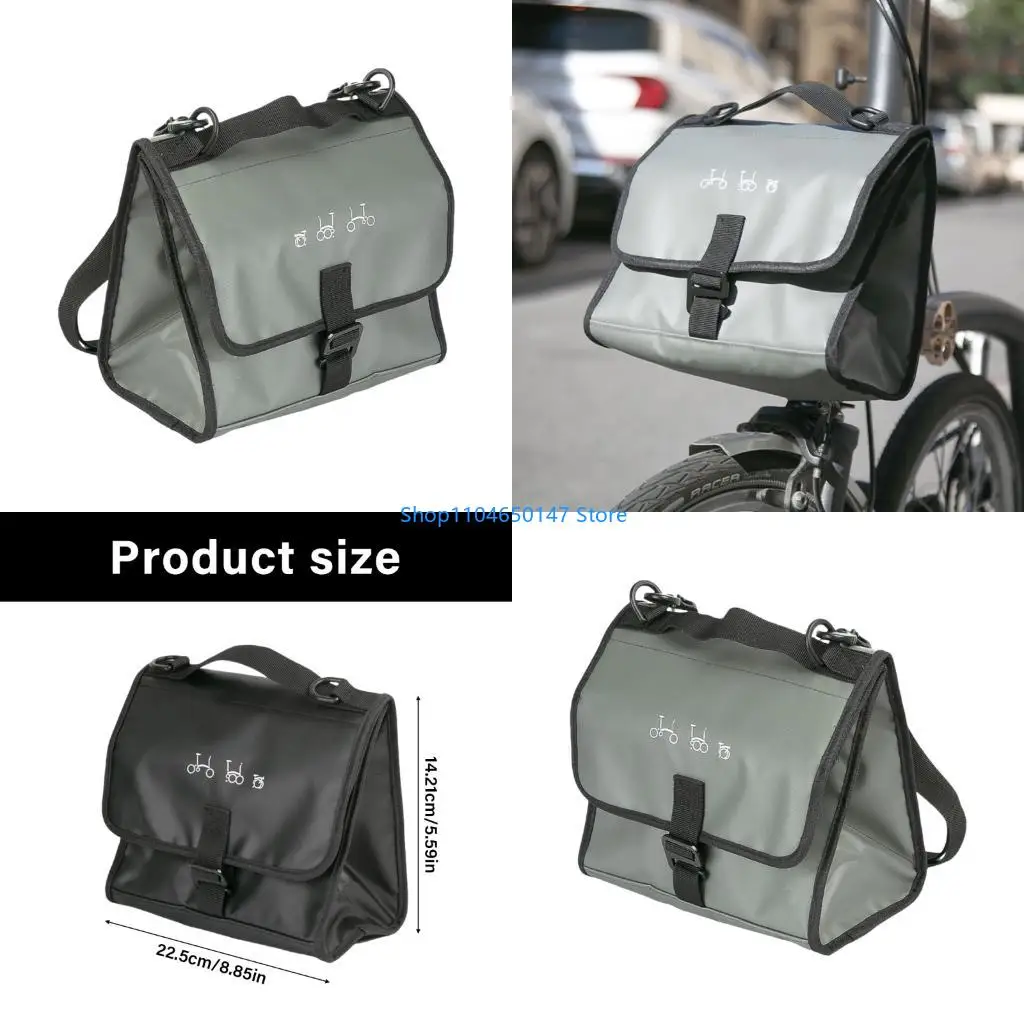 

Quickly Attach Bicycles Bag Water Resistant Fabric Bag Hide Zippers Pocket