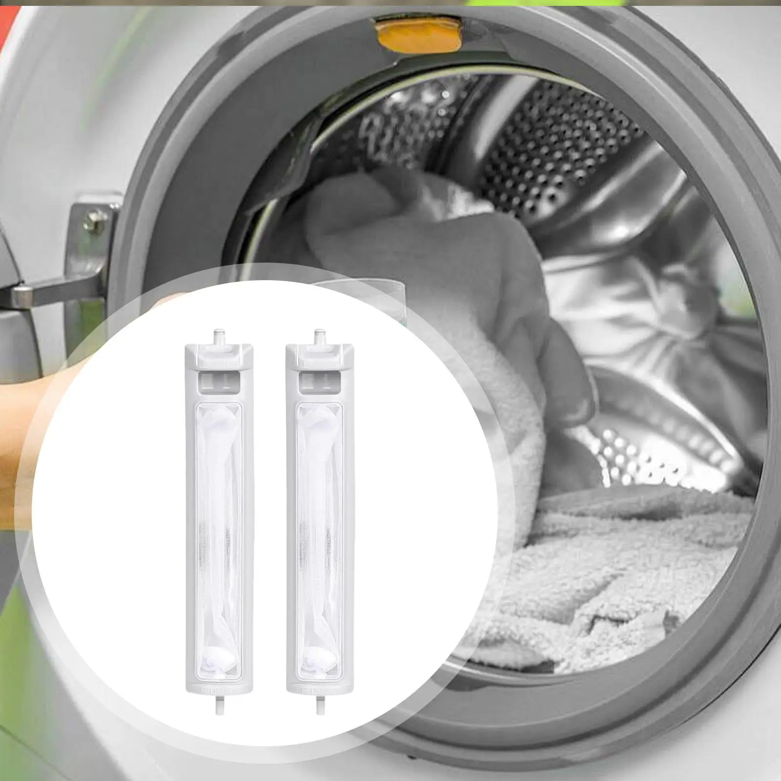 2Pcs Washing Machine Garbage Net Garbage Removal Net Waste Parts for ES-55E9-kb Es-a70E9 Es-gv10c-t Es-ge60p-p