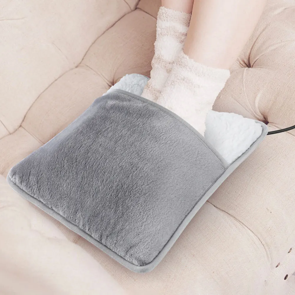 Winter Electric Foot Heating Pad USB Charging Washable Household Foot Warmer Thermostat Foot Warming Mat Improve Sleeping