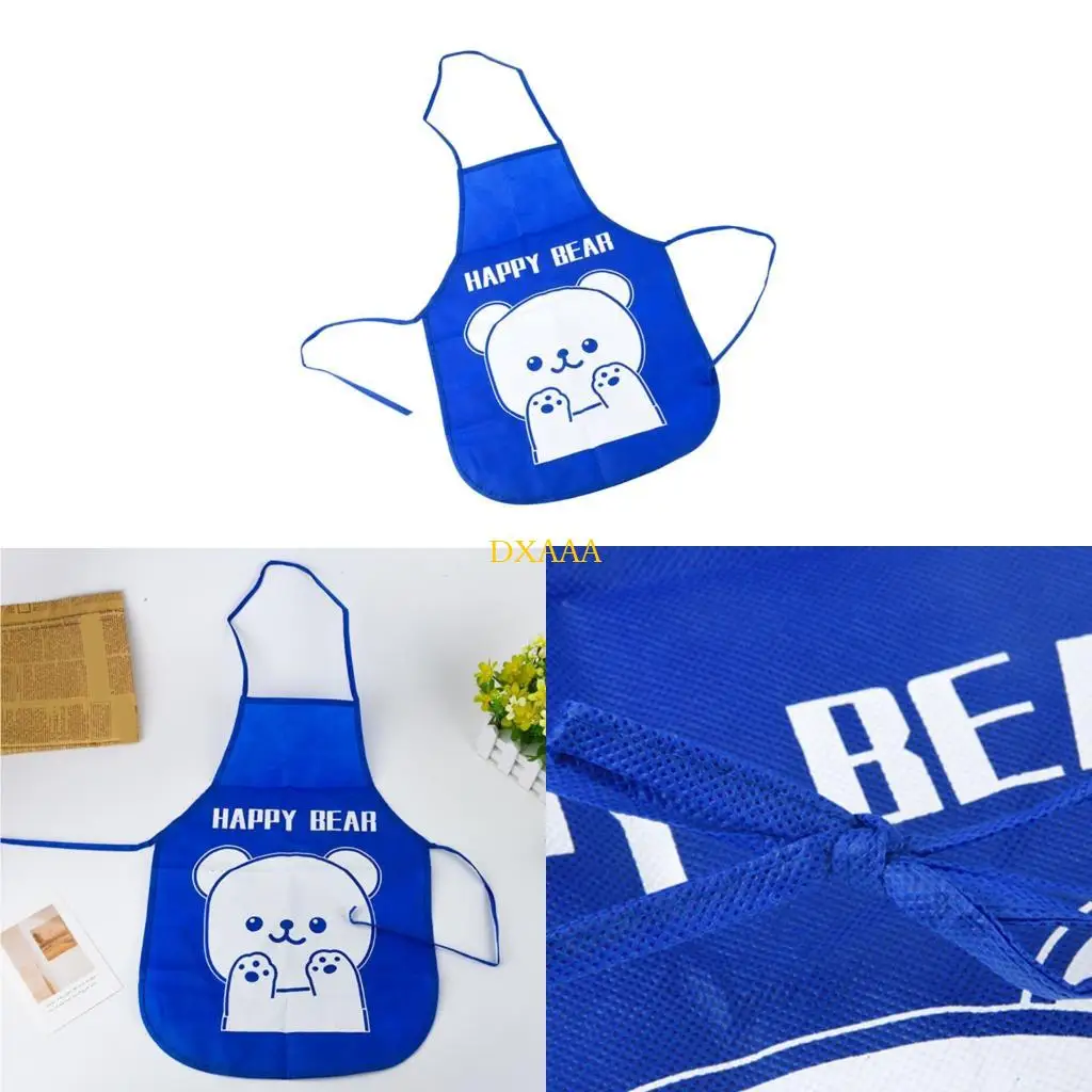 DXAA Kid Apron Girl Boy Dressing up Role Play Chefs Toy Chefs Costume Kitchen Bib Apron