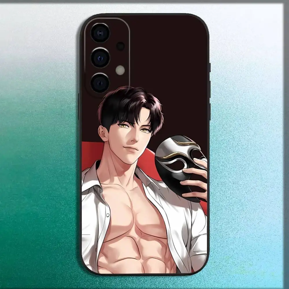 Bj comics Alex Capa de telefone para Samsung Galaxy A73,72,71,A52,51,40,41,A22,A32,31,A13,12,Note20 Soft Black Shell