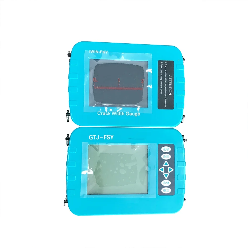 Integrated  concrete crack depth and width detector combo gauge