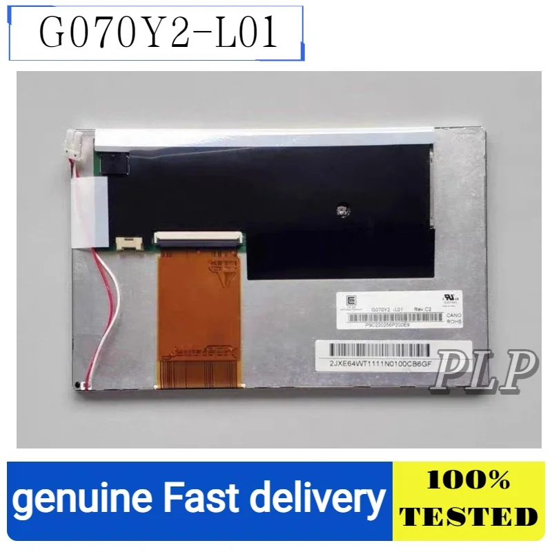 Original G070Y2 L01 G070Y2-L01 Rev C2 800 * 480 20 Pin 100% Test 7-Inch Lcd Display Module