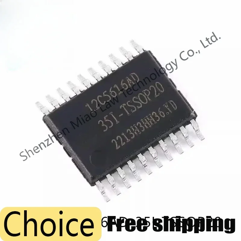 5pcs STC12C5616AD STC12C5616AD-35I  TSSOP20 Single Chip Enhanced 1T 8051 Microcontroller MCU IC Controller Chip Original