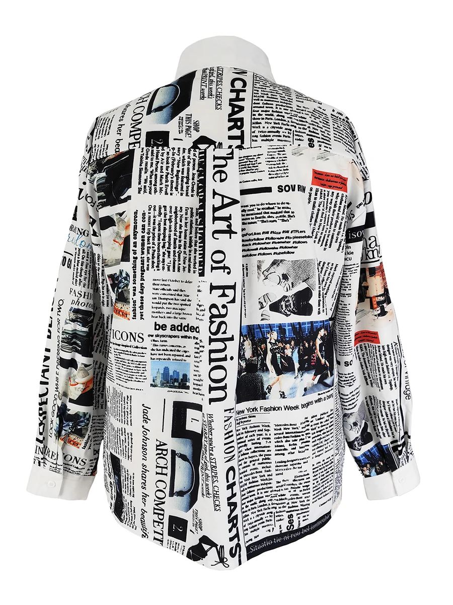 Vintage Newspaper Print Plus S - огляд і ціна Vintage Fashion Newspaper