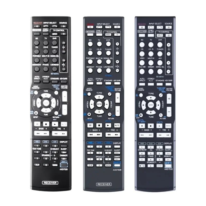 

AXD7690 Remote Control For Pioneer AV Receiver Surround System AXD7578 VSX323K VSX423 VSX‑322‑K VSX‑523‑K Controller