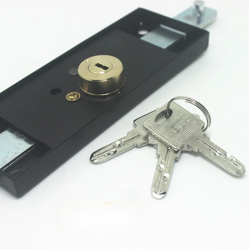 Rolling Security Door Lock Roll Gate Anti-theft Locks with Key Install Middle or Bottom Shutter Safe Lock Garage Home Hardware