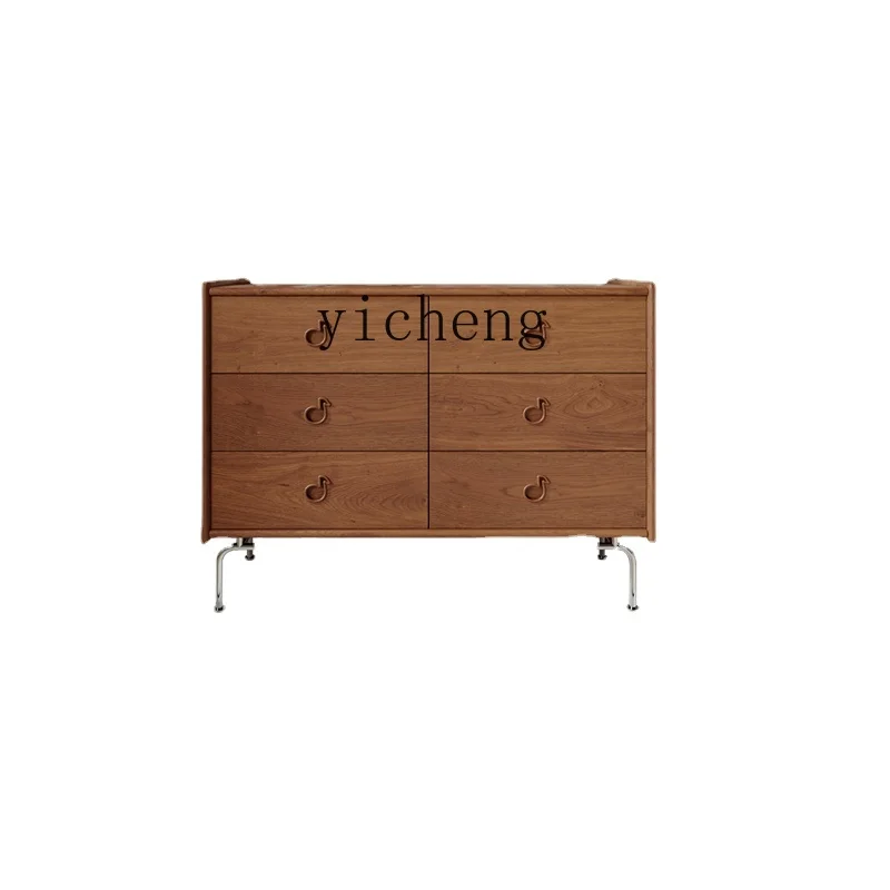 

Yy Chest of Six Drawers French Retro Solid Wood Storage Cabinet Bedroom Storage Cabinet