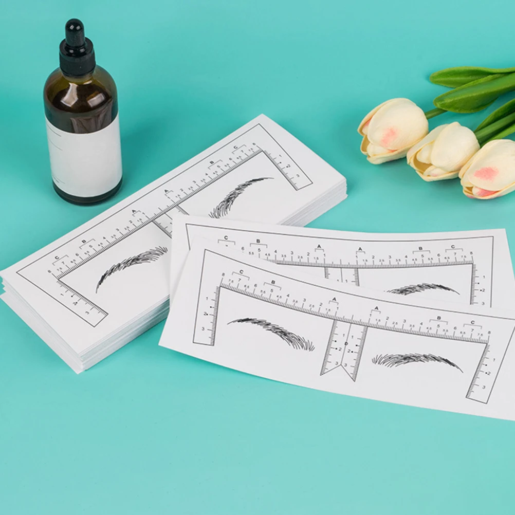 

100 Pcs Ruler Transparent Drawing Tool Lightweight Shaper Stencil Template Measuring Plastic Positioning Aid