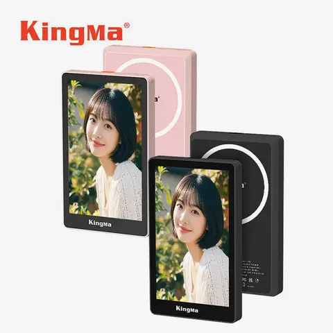 Kingma VL-PH02 스마트폰 Vlog 라이브 스트림 후면 카메라 셀카용 최대 자기 전화 셀카 모니터 화면 1 vl-ph02 | vlog | 스트림