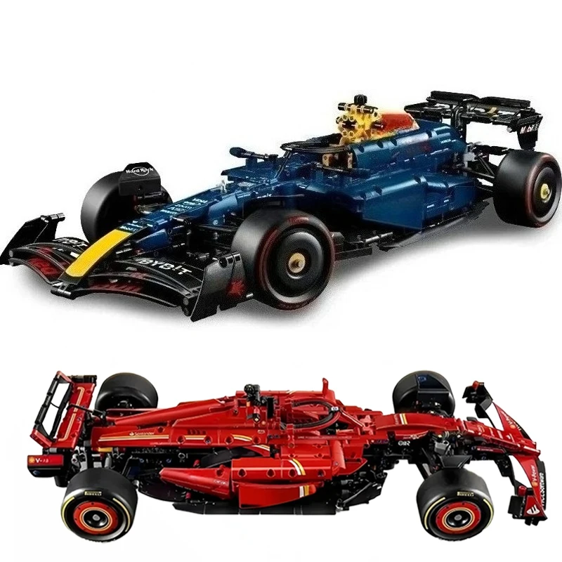 1639 個テクニカル RB20 と SF-24 スーパーフォーミュラカービルディングブロックレーシング車両建設レンガのおもちゃギフト子供男の子のため