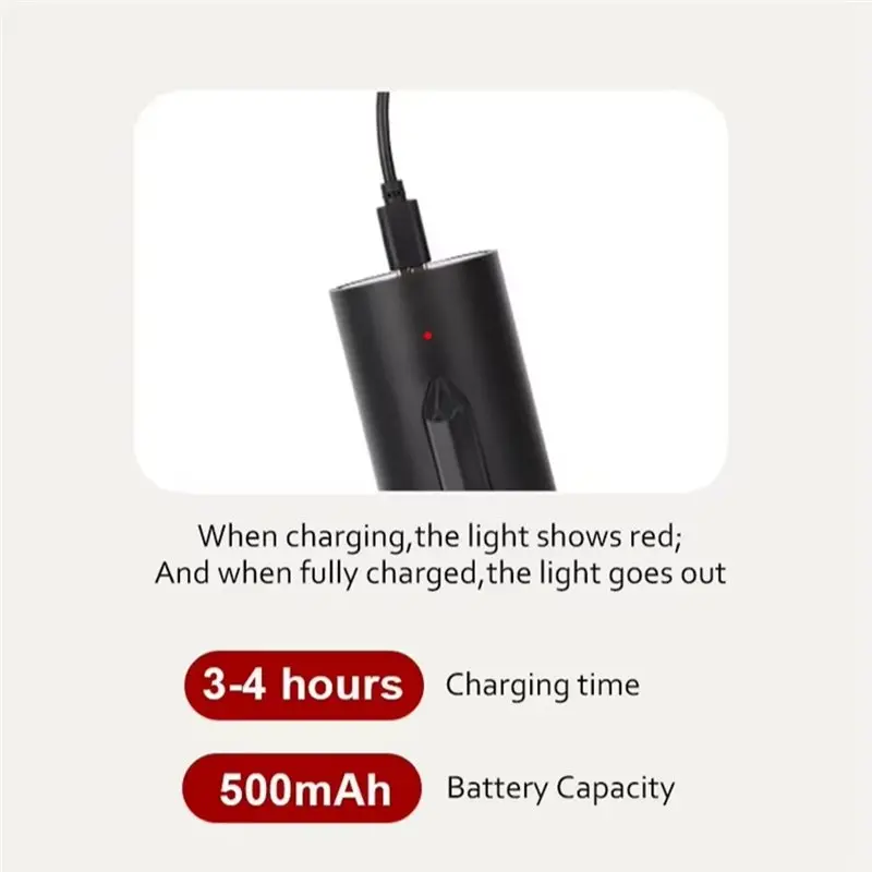 [NEW!A38F】 Electric Wine Opener Pro, Essential Bar Tool, USB Fast Charging, 3-Second Automatic Corkscrew, LED Power Display For