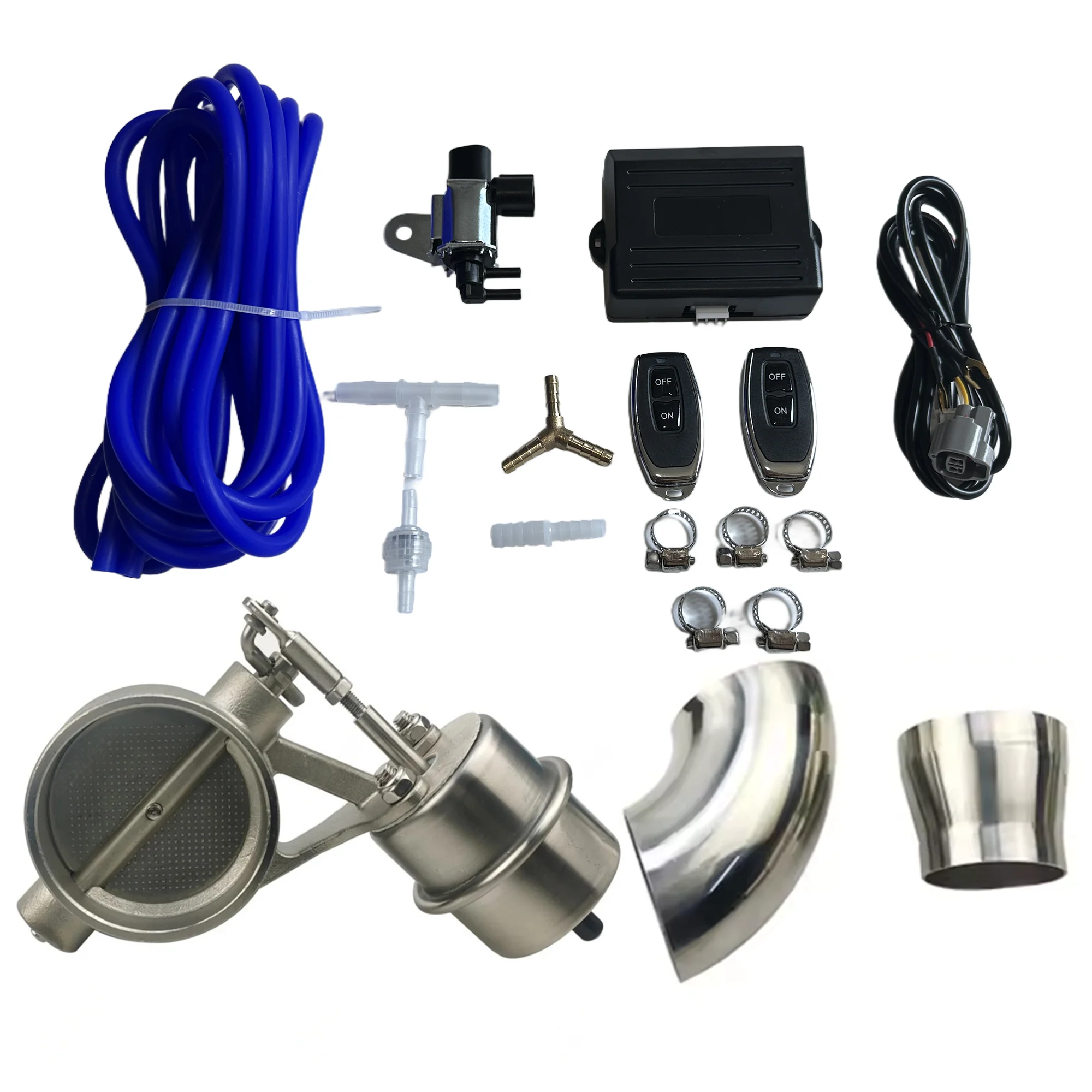 

Exhaust Pipe System Valve dampers Control Sets Vacuum Controller Device Remote Controller Switch Universal