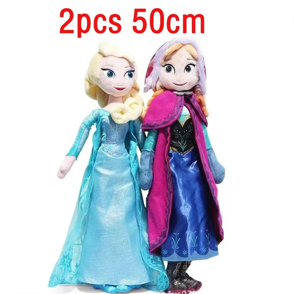 De Populaire Animatiefilm Frozen 30-50CM Pluche Poppen Anna Prinses Elsa Pop Voor Kinderen Meisjes Verjaardag kerstcadeaus