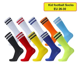 Kid Boys Girls Football Socks Striped Breathable Cotton Soccer Baseball Children Stripes Socks,Moisture Wicking,thin and Soft