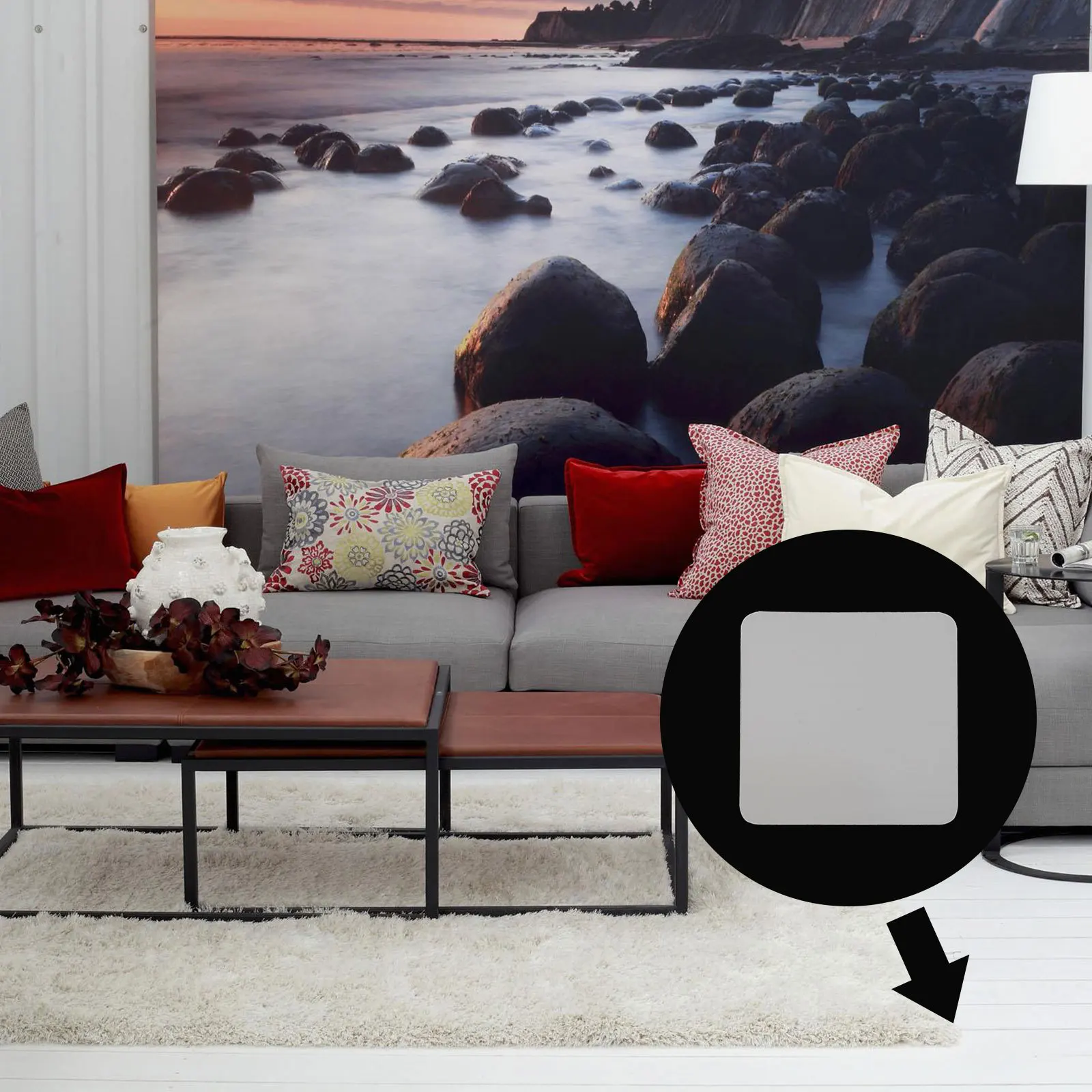 

15pcs Anti-Slip Floor Mat Gripper Transparent Double Sided Adhesive Pads For Rug Fixing Non-Marking Tape Carpets Sticker