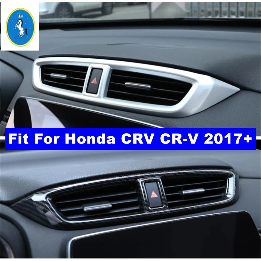 

Car Central Air Conditioning Outlet Frame Vent Panel Cover Trim Decoration For Honda CRV CR-V 2017 - 2020 Interior Accessories