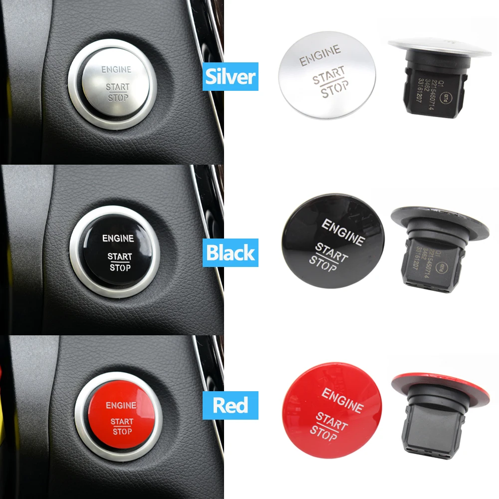 Car One-click Start Stop Button Engine Ignition Push Switch For Mecedes BENZ All Series W204 W205 W251  W221 W176 W166