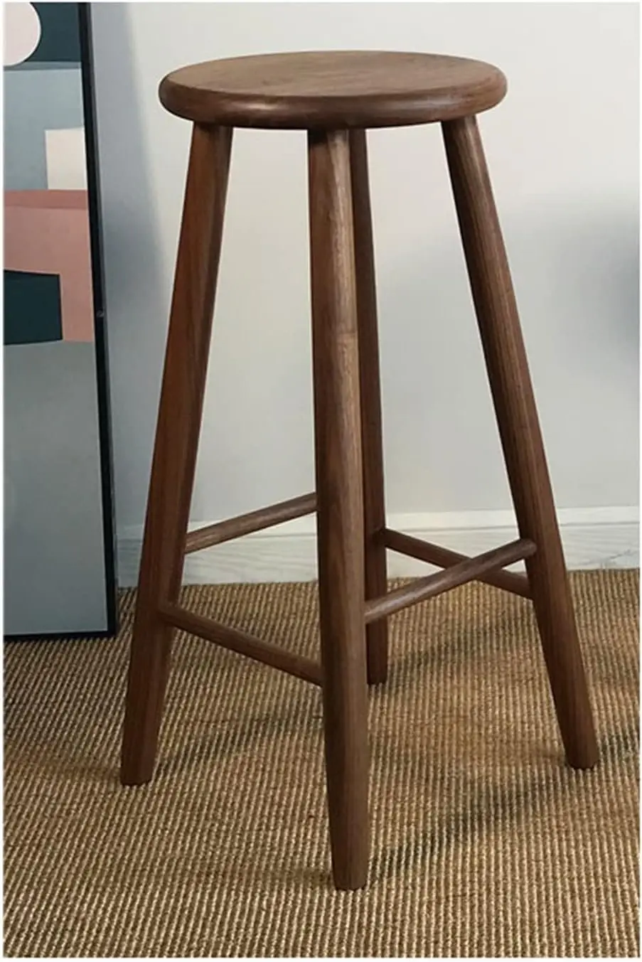 Cadeiras de Bar Redondo para Home Decor, Bar Stool, Bar Stool, Recepção, Restaurante, Cozinha, Café, Moderno