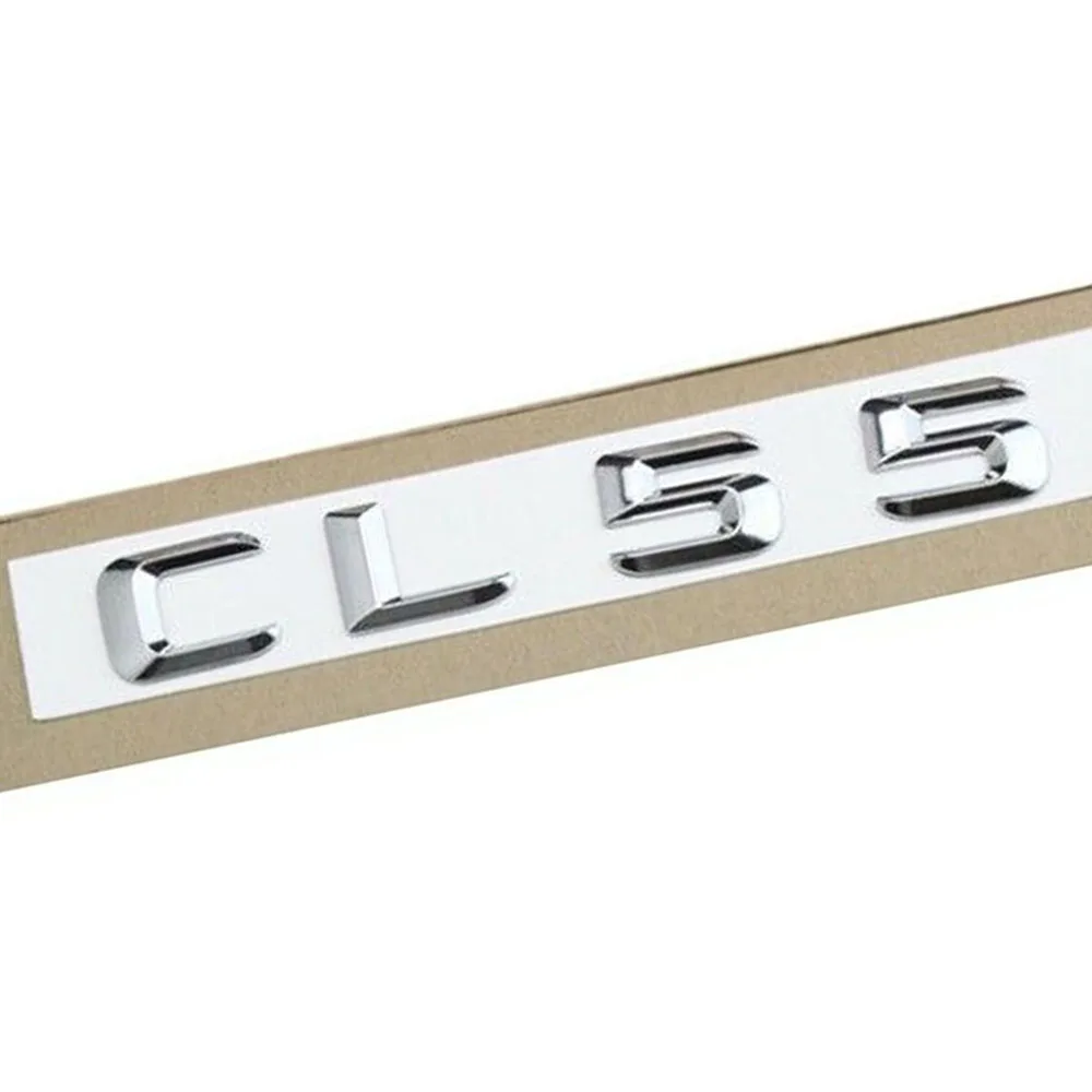 For Mercedes Benz CL-Class CL 55 Lettering Emblem Sticker Logo Badge Trunk Auto Car Sticker Decorate Accessories