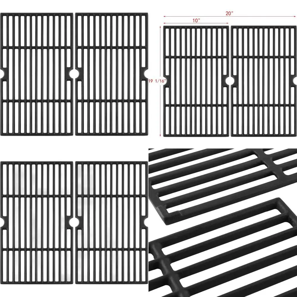 

Charbroil Grill Cast Iron Replacement Grates for Models 463724514, 463714514, and 463714915 (2-Pack)