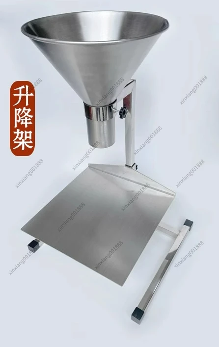 Stainless Steel Large-diameter Feeding Hopper, Packaging Vacuum Bag, Oil-proof Filling Funnel, Bag Hopper with Bracket