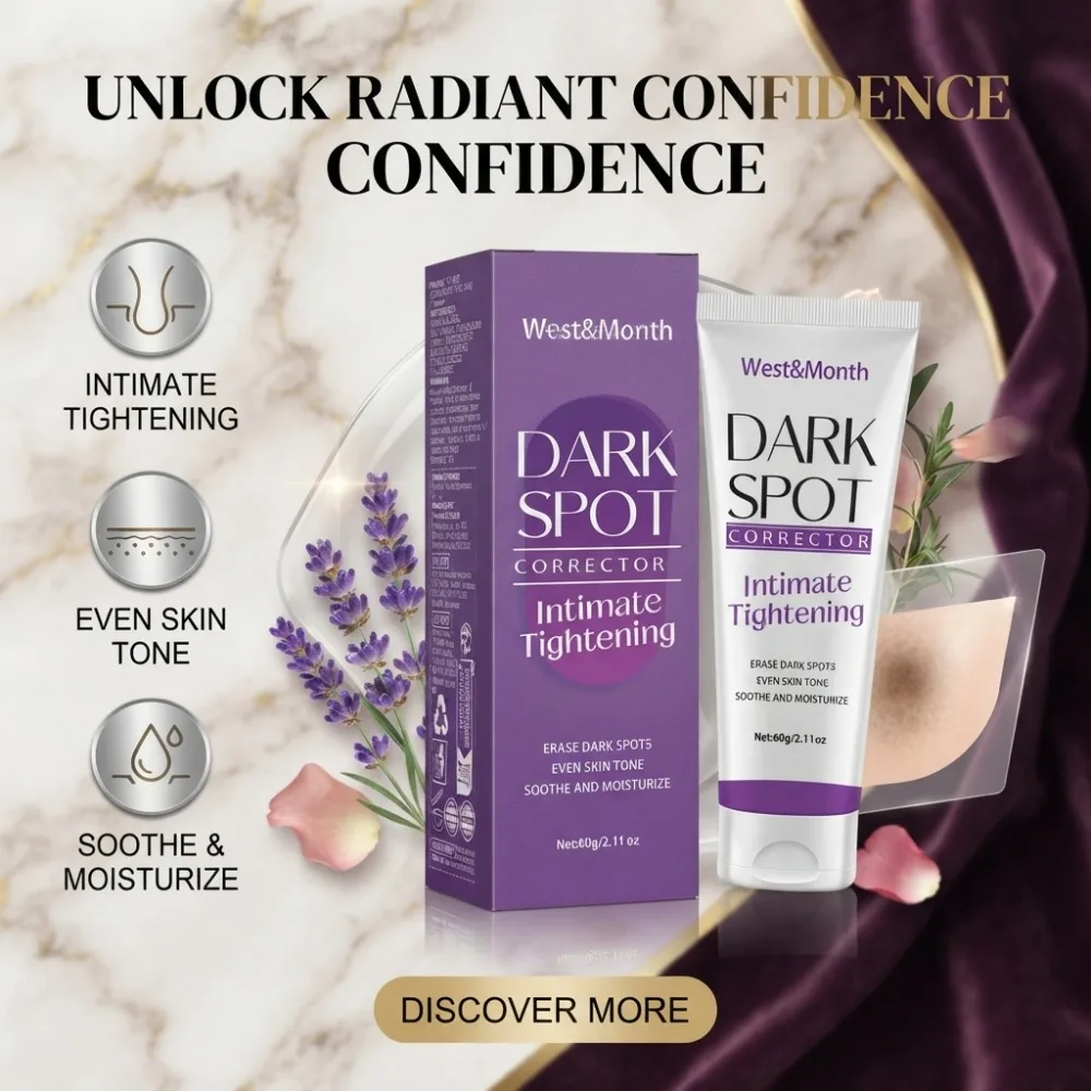 60g West&Month Intimate Even Tone Care Cream Hydrating Soothing Lotion Improve Dull Uneven Private Skin Daily Gentle Moisturizer