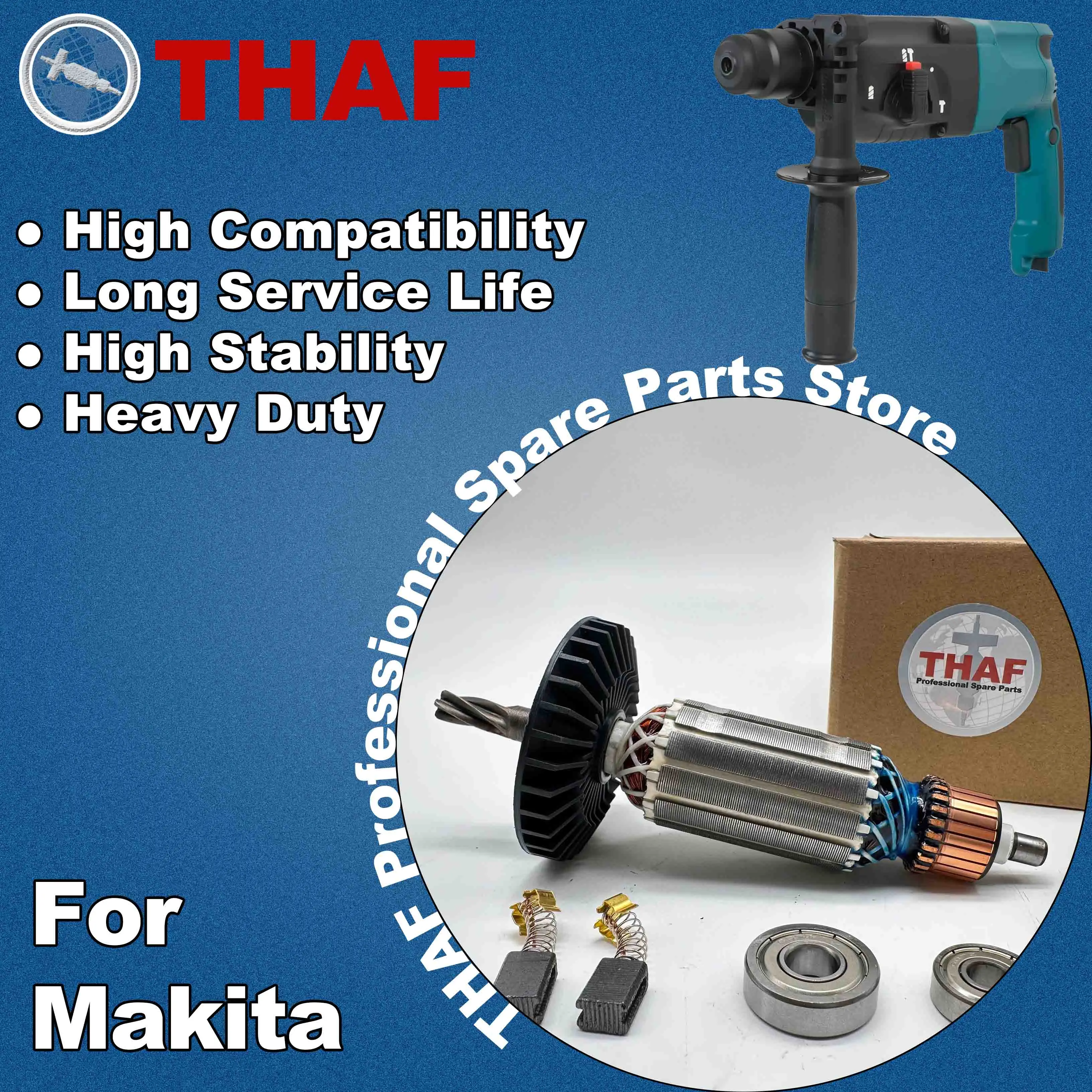 AC220V-240V Induzido estator substituição de Makita Martelo De Perf HR2450