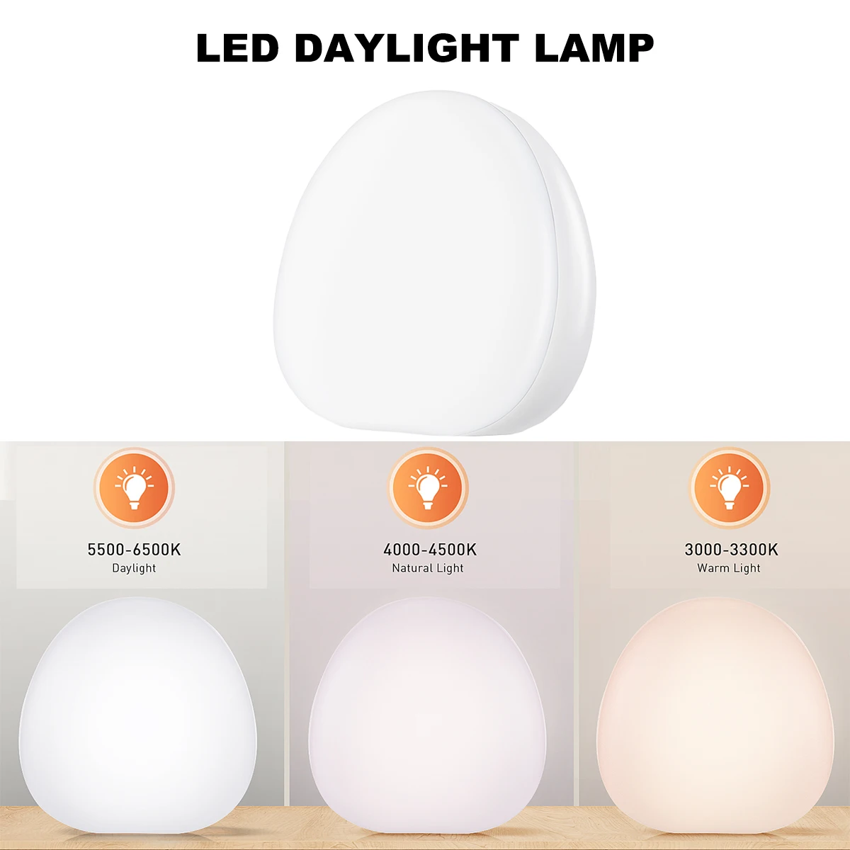 

LED SAD treatment mood lamp ten dimming three-color mood disorder treatment lamp simulates natural light