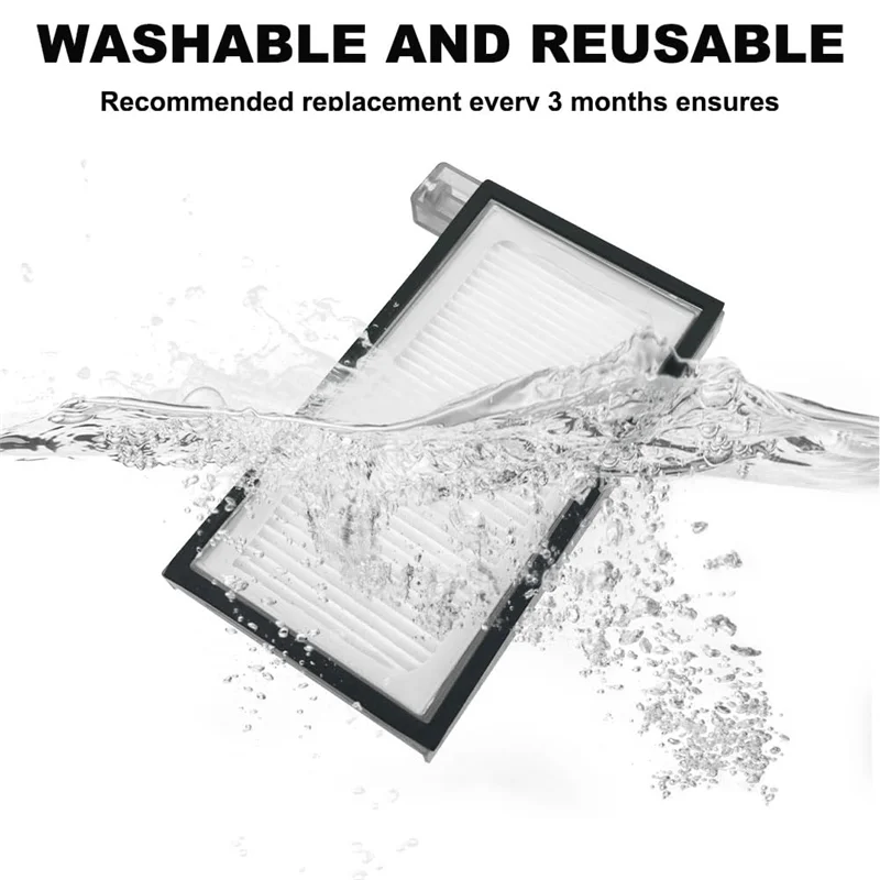 ABVI-для Eufy X8 Pro, комплект запасных частей для пылесоса, комплект запасных частей, в комплект входит в рулон щетки, боковые щетки, мешки для пыли