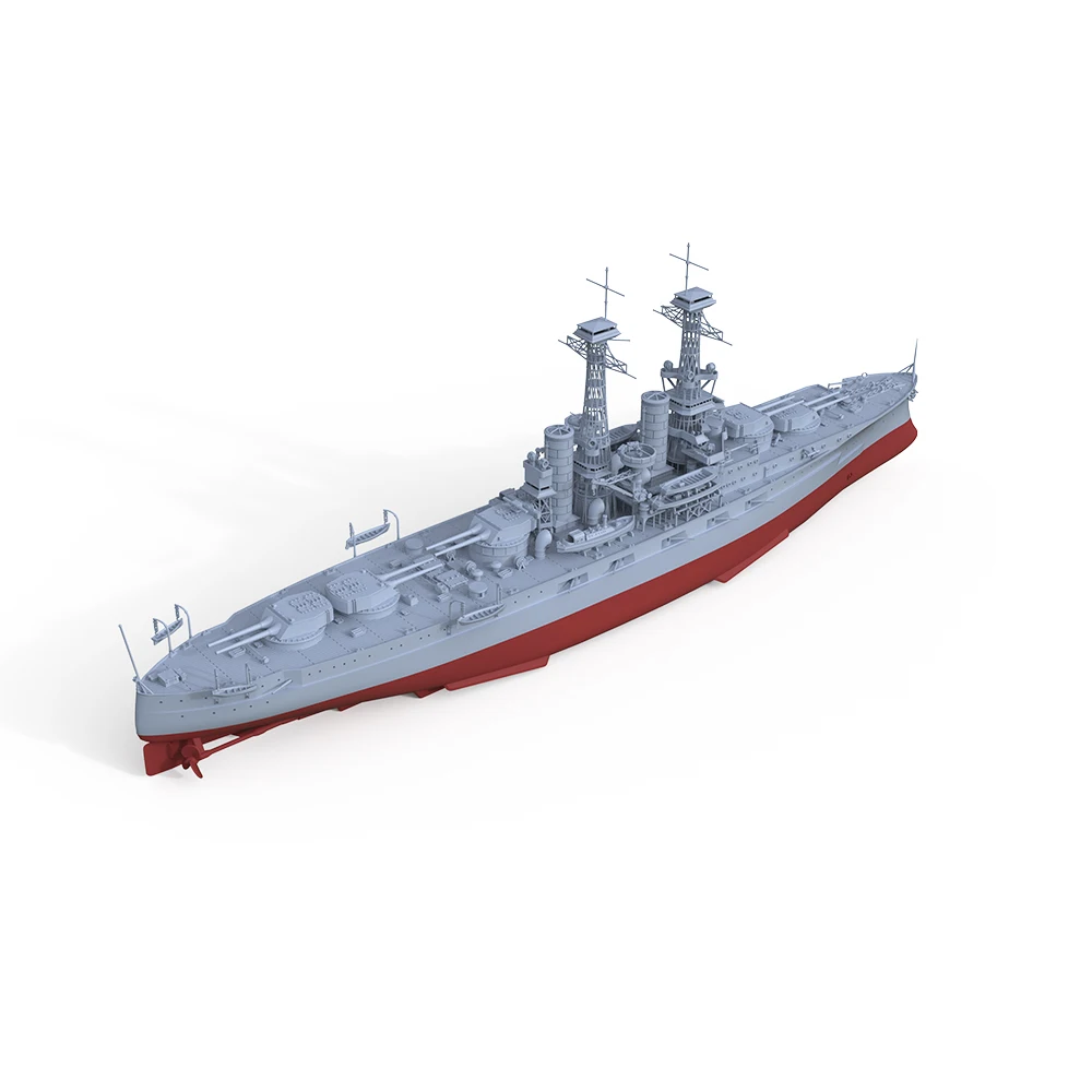 SSMODEL SS521S 1/1000 Military Model Kit USN North Dakota Class Battleship BB-29 Full Hull WWII WAR GAMES