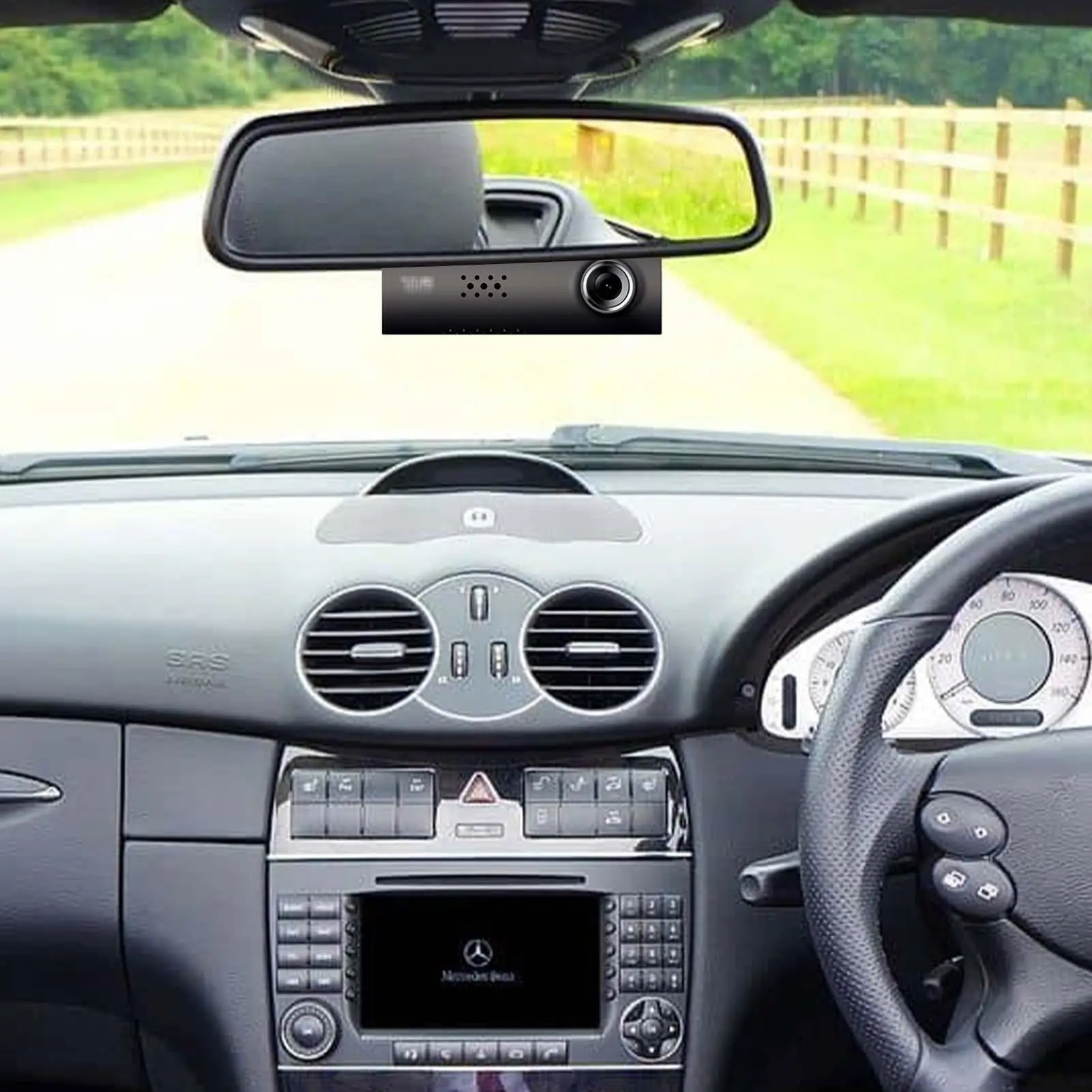 360 Degree Rotating Cylindrical Driving Recorder Holder for Xiaomi DVR 70 Minutes Fix On Car Windshield Or Rearview Mirror Mount