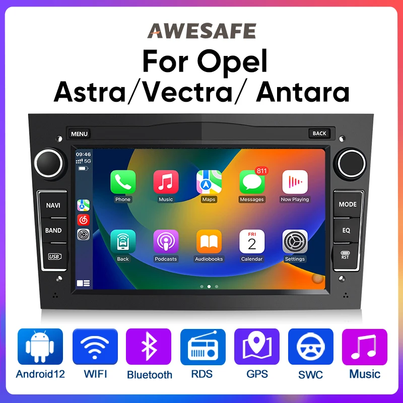 AWESAFE Car Radio for Opel Astra Antara Vectra Corsa Zafira Vivaro Stereo Autoradio Multimedia Head Unit Car Intelligent Systems