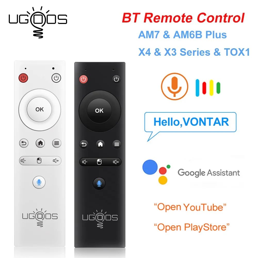 Original UGOOS UR02 UR01 BT Voice Remote Control Gyroscope Replacement For Ugoos AM8 PRO AM6B AM6 PLUS X4 X4Q Cube Pro Extra