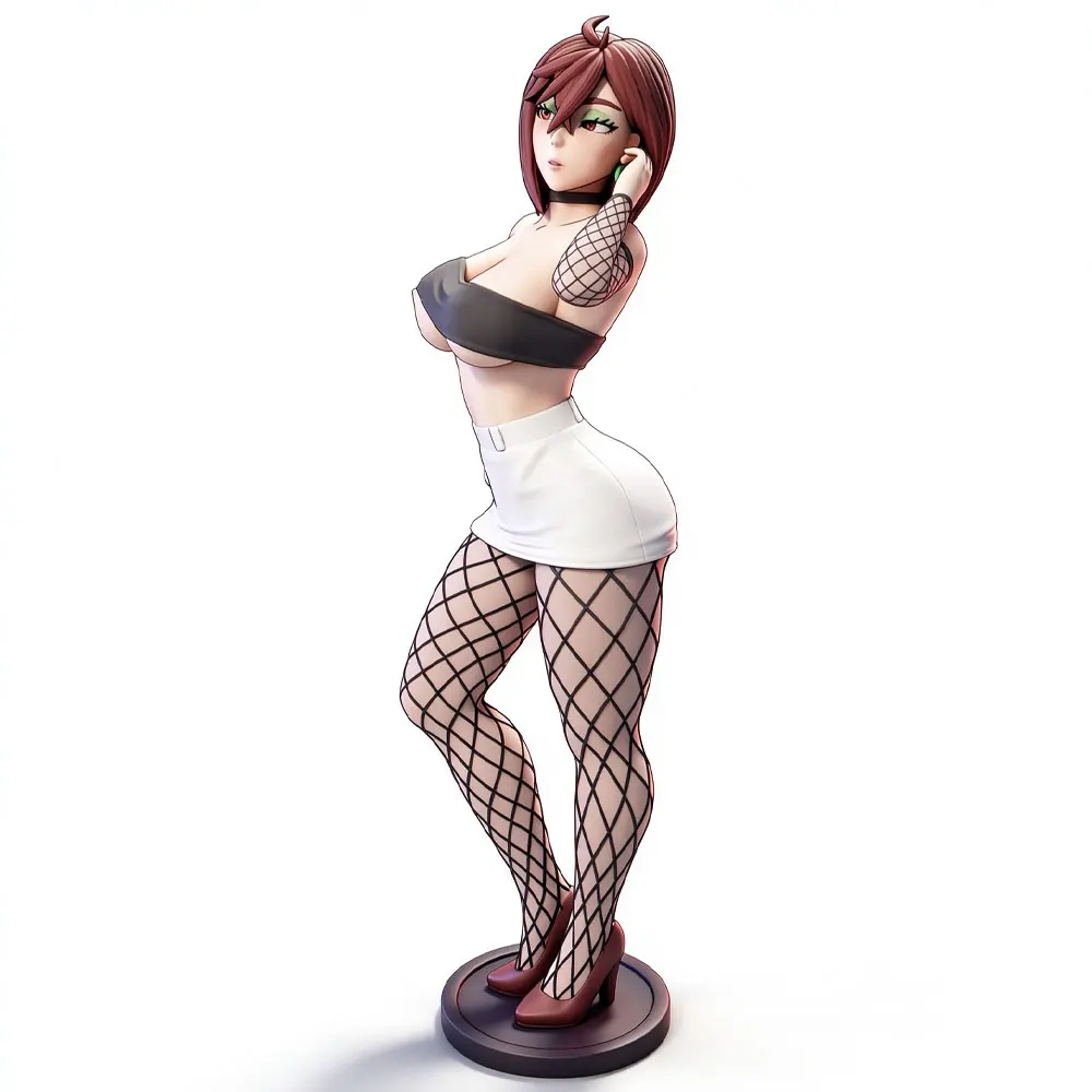 1/24 75mm  NSFW Sexy Girl Resin Model Kits GK Miniature 3D Printed Gray Model Figurine DIY Doll Model Unassembled And Unpainted