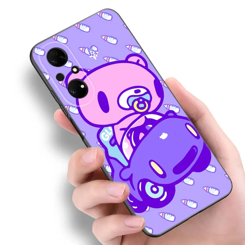 Cute G-Gloomy Bear Phone Case For Huawei Pura 70 Ultra P20 P30 P40 Lite P60 Art P50 Pro P50E P Smart 2018 2019 2020 2021