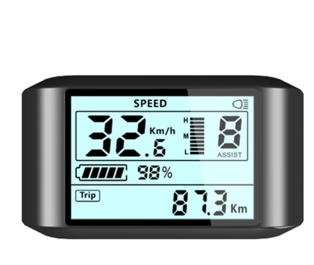 

Electric Bike Instrument Monitor e-Bike Speeder Replacement Parts Panel Bafang LED TFT Kit APT LCD-750S(customized) Display