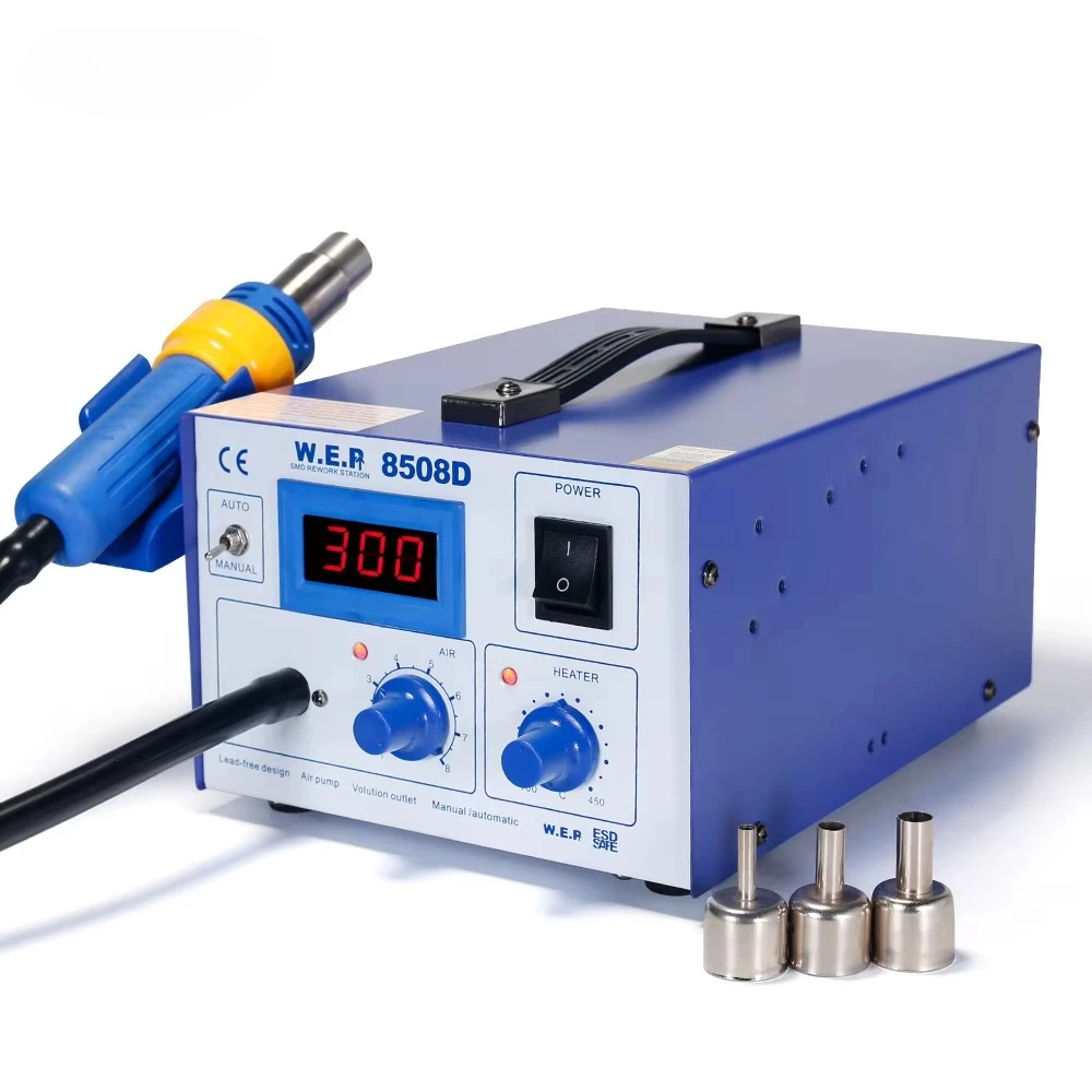 WEP 8508D Diaphragm Pump Type Hot air Station Auto/manual Safe