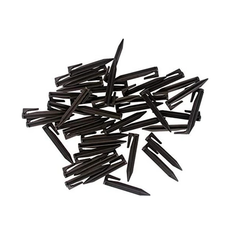 50 Piece Line Pressing Nails Of Gardening Lawn Mower, Lawn Biodegradable Signal Line Nails